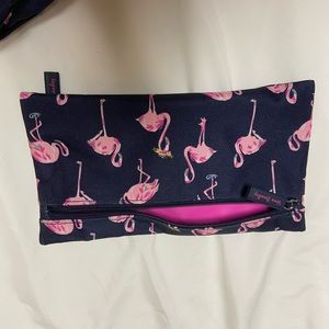 Vera Bradley flamingo pouch